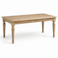 Table rectangulaire en chêne 180x90 cm