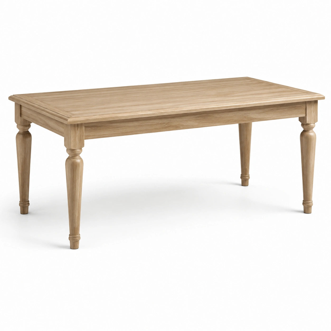 Table rectangulaire en chêne 180x90 cm